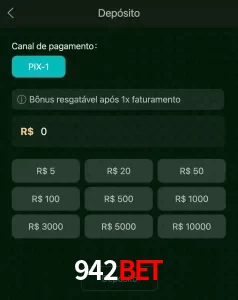 deposits 942BET